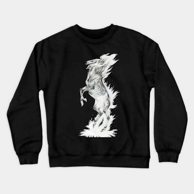 Ink Nightmare Crewneck Sweatshirt by charamath